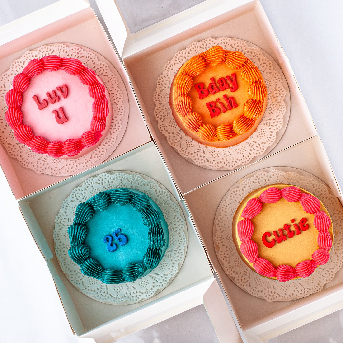Vintage Bento Cakes