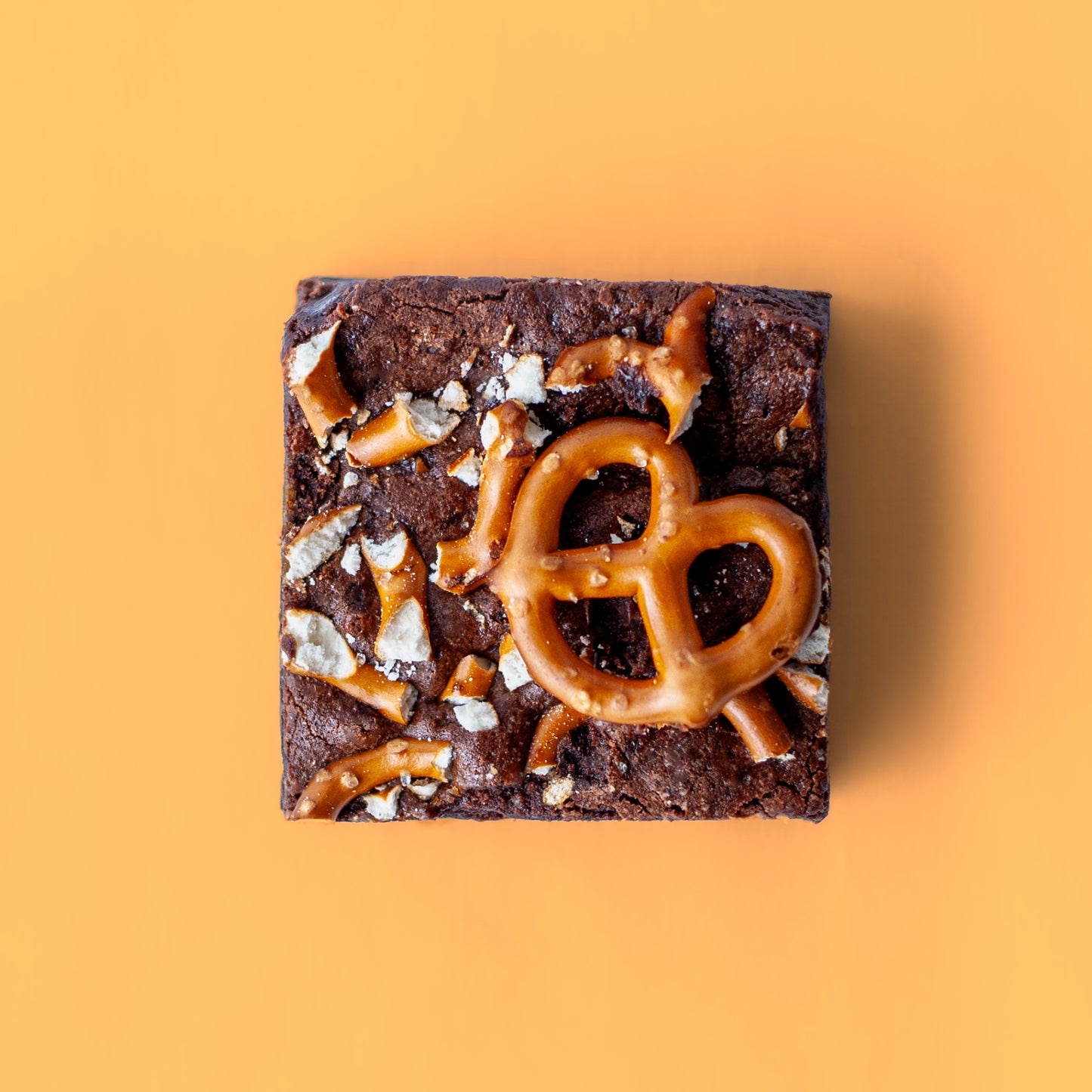 Chocolate Caramel Pretzel Brownie